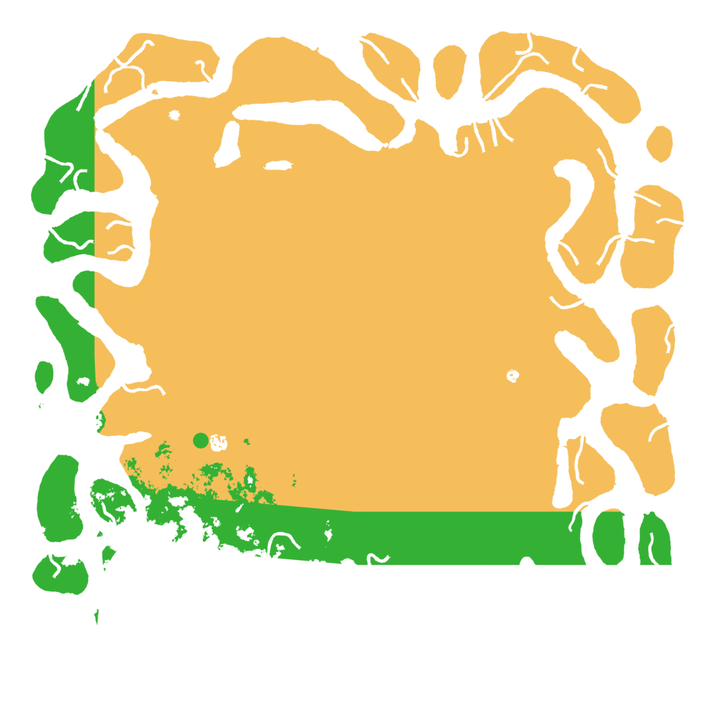 Biome Rust Map: Procedural Map, Size: 6000, Seed: 435897527