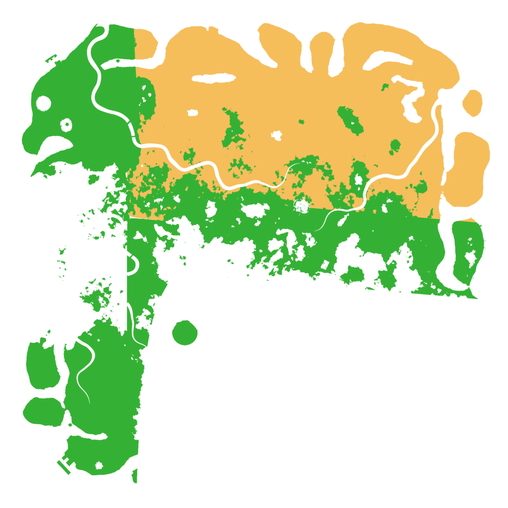 Biome Rust Map: Procedural Map, Size: 6000, Seed: 435897527
