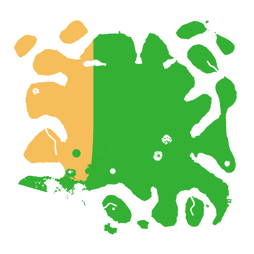 Biome Rust Map: Procedural Map, Size: 4000, Seed: 55525
