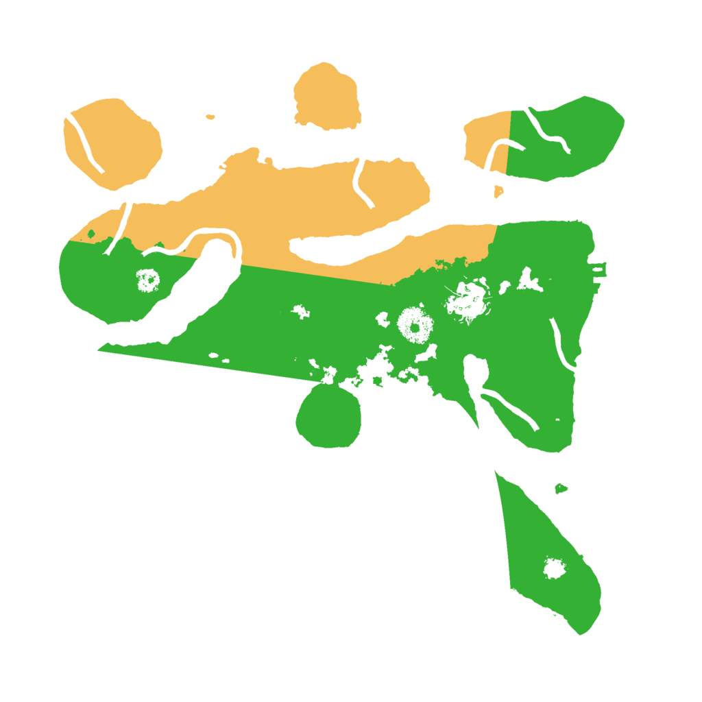 Biome Rust Map: Procedural Map, Size: 3000, Seed: 851111566