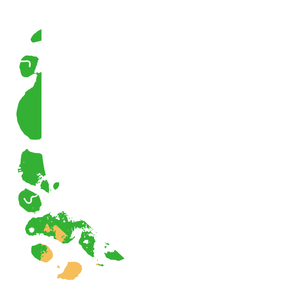 Biome Rust Map: Procedural Map, Size: 5000, Seed: 2366