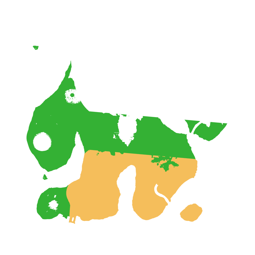 Biome Rust Map: Procedural Map, Size: 2500, Seed: 1502836881