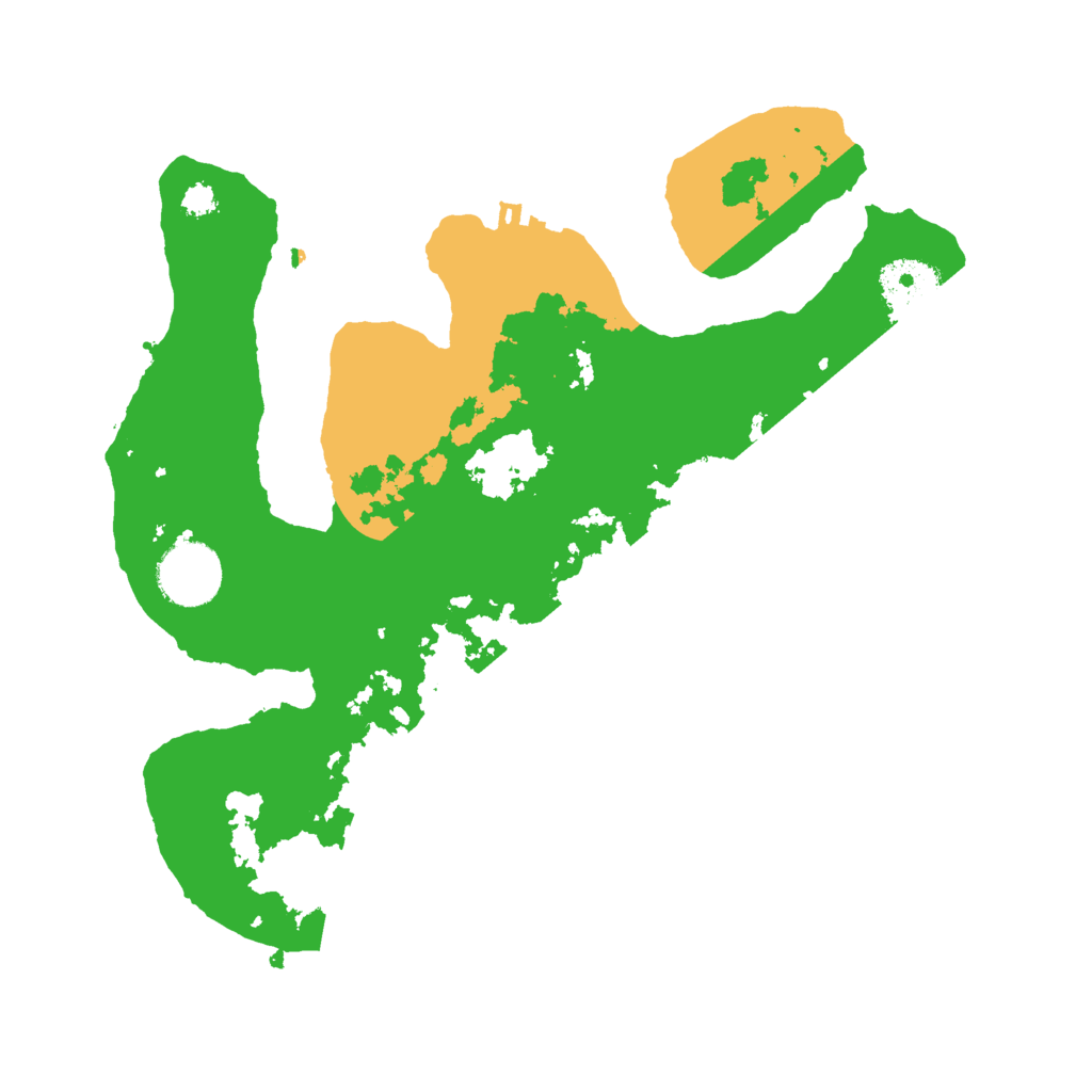 Biome Rust Map: Procedural Map, Size: 3000, Seed: 2245