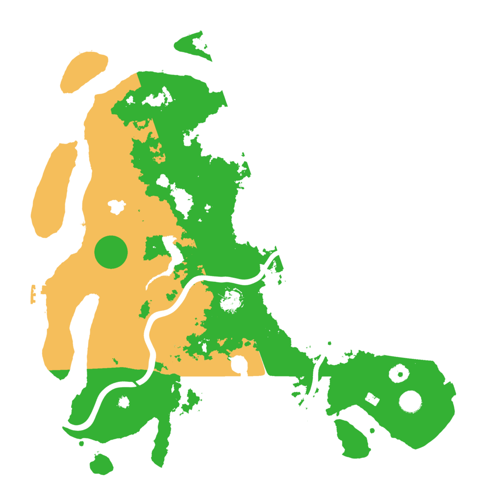 Biome Rust Map: Procedural Map, Size: 4000, Seed: 239286