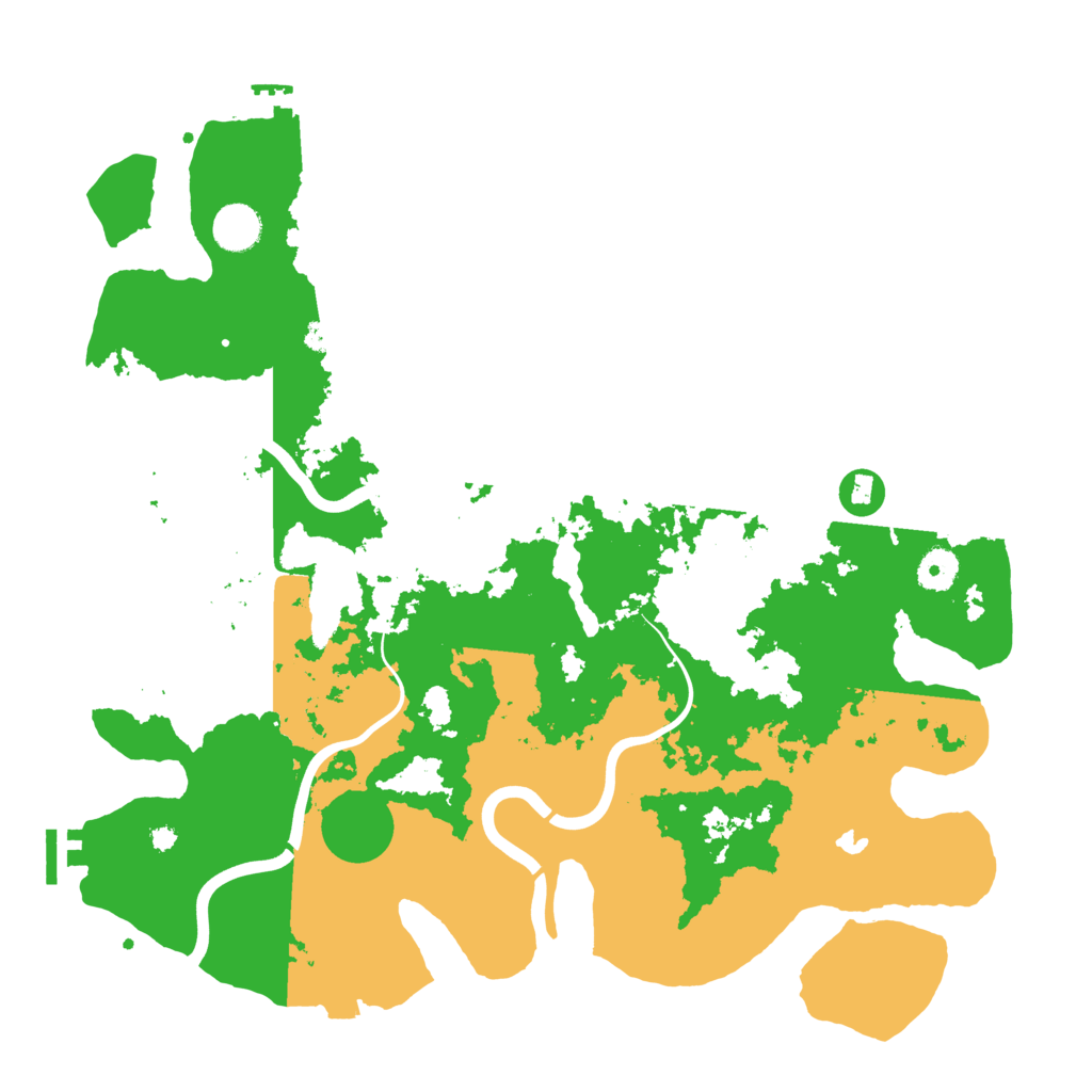 Biome Rust Map: Procedural Map, Size: 4000, Seed: 770905