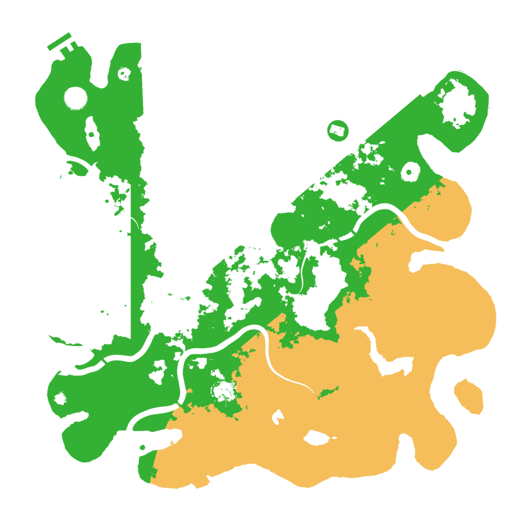 Biome Rust Map: Procedural Map, Size: 4000, Seed: 763259