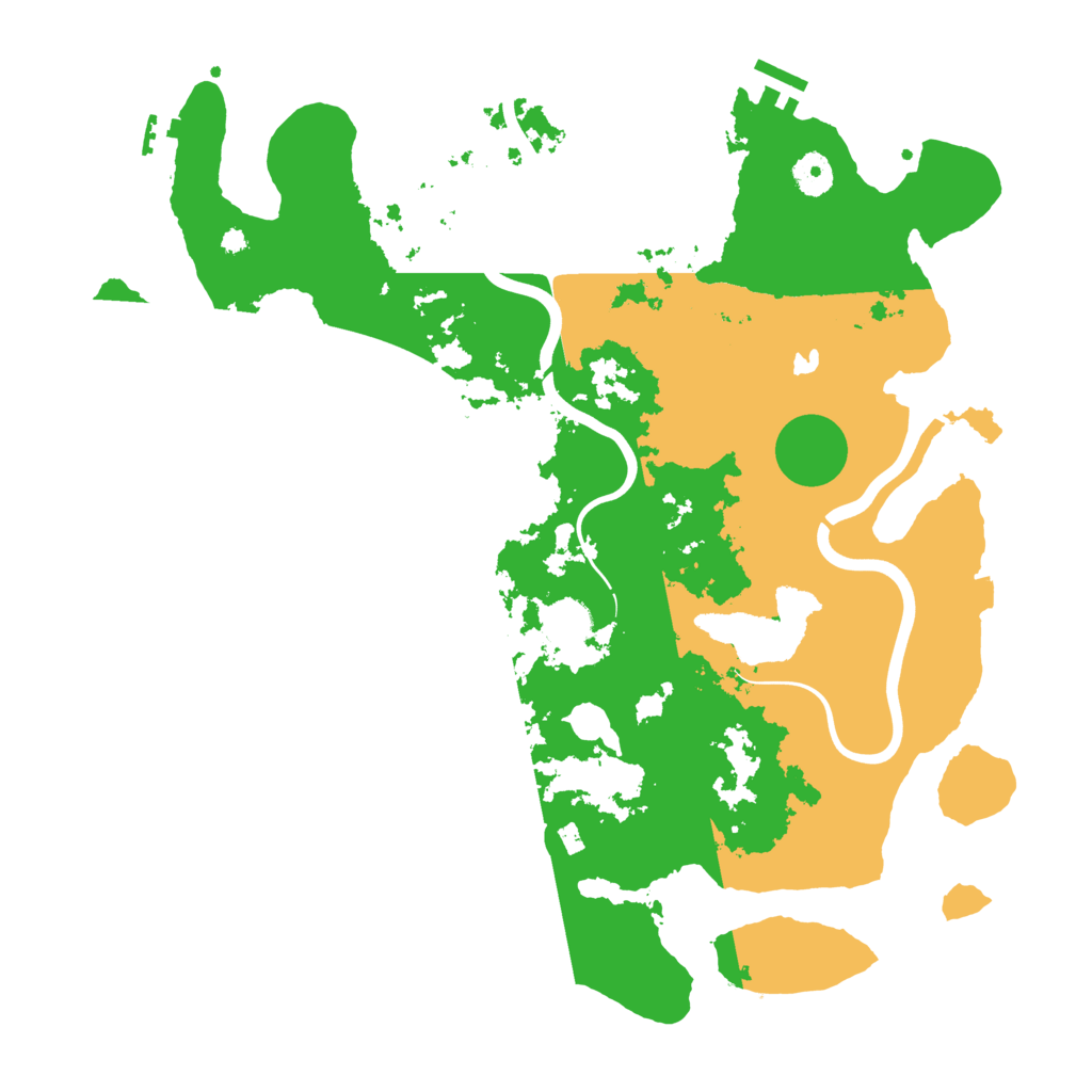Biome Rust Map: Procedural Map, Size: 4000, Seed: 935828278