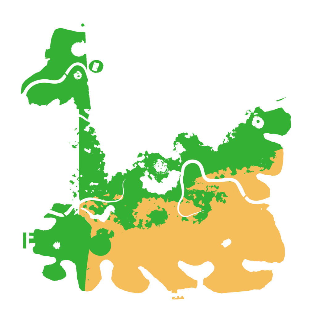 Biome Rust Map: Procedural Map, Size: 4000, Seed: 51534596