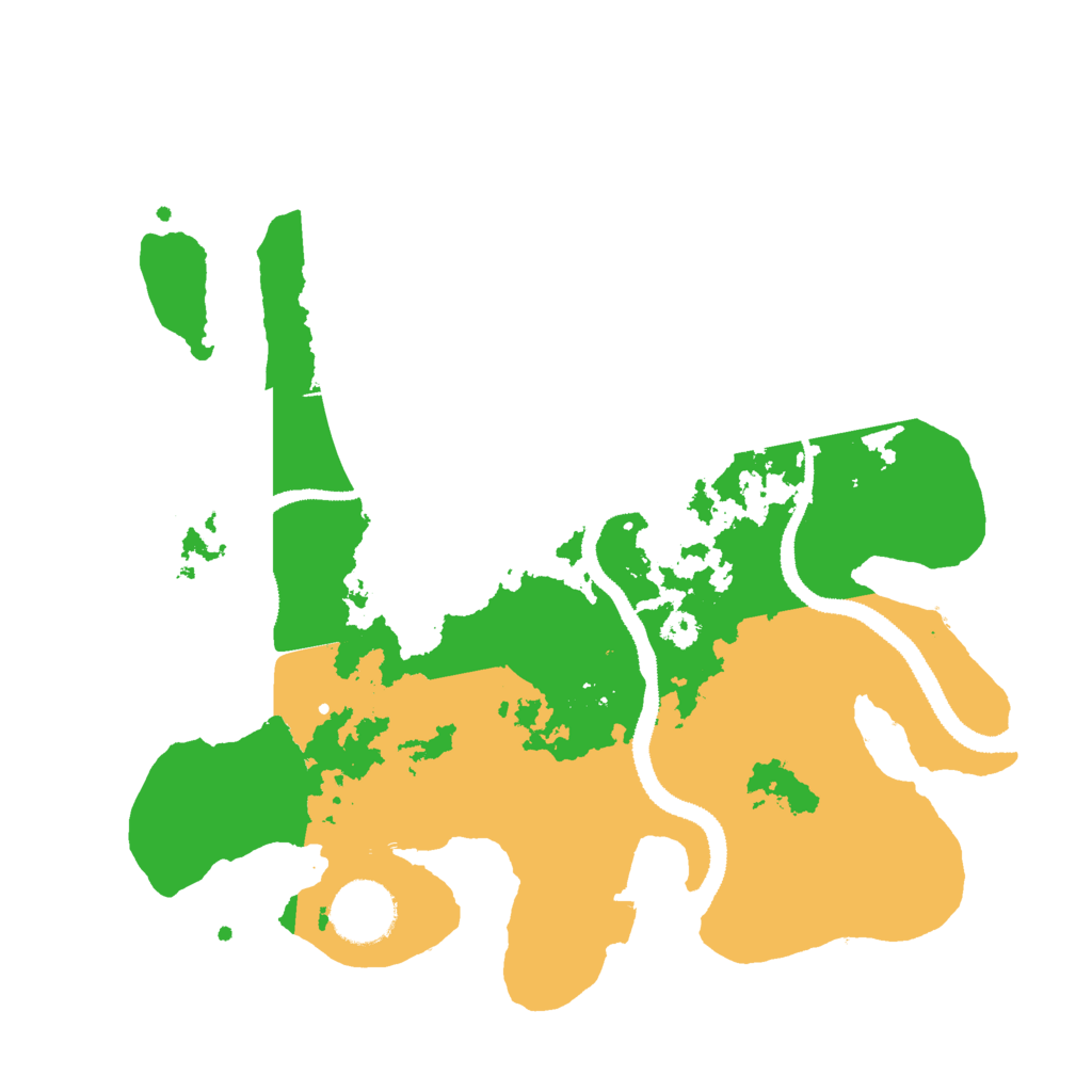 Biome Rust Map: Procedural Map, Size: 3000, Seed: 998308304