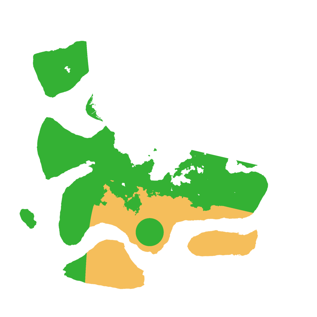 Biome Rust Map: Barren, Size: 3000, Seed: 691528