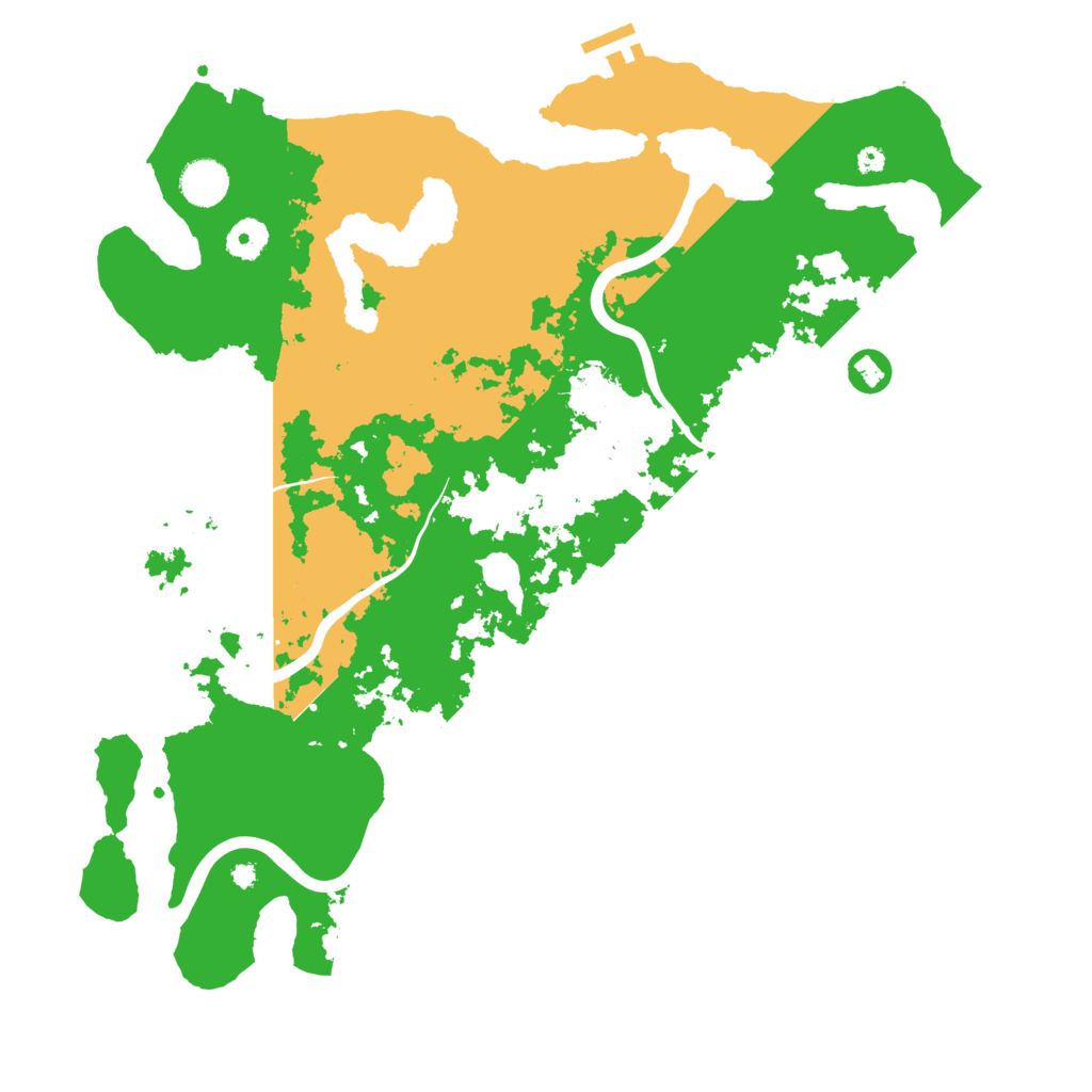 Biome Rust Map: Procedural Map, Size: 4000, Seed: 798633