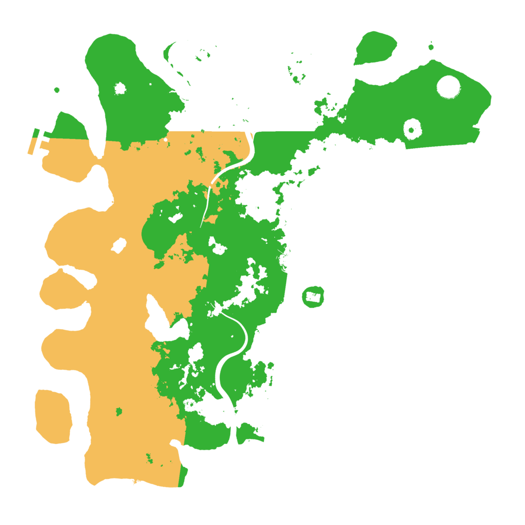 Biome Rust Map: Procedural Map, Size: 4000, Seed: 553678