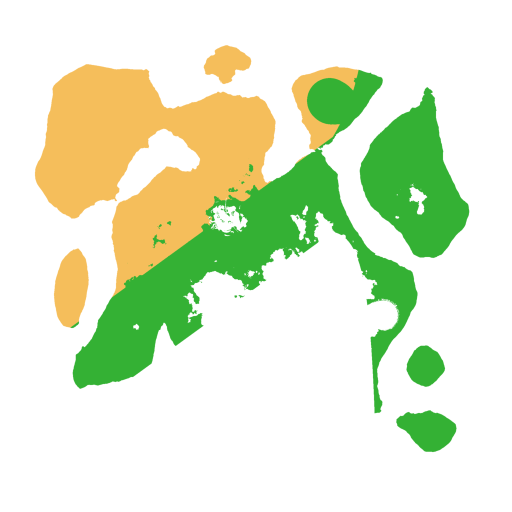 Biome Rust Map: Barren, Size: 3000, Seed: 479334