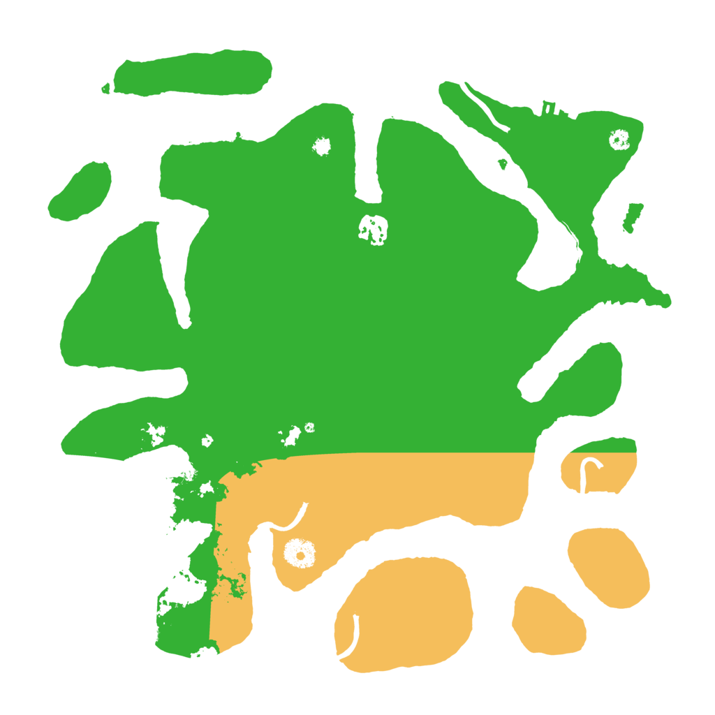 Biome Rust Map: Procedural Map, Size: 3500, Seed: 1153170608