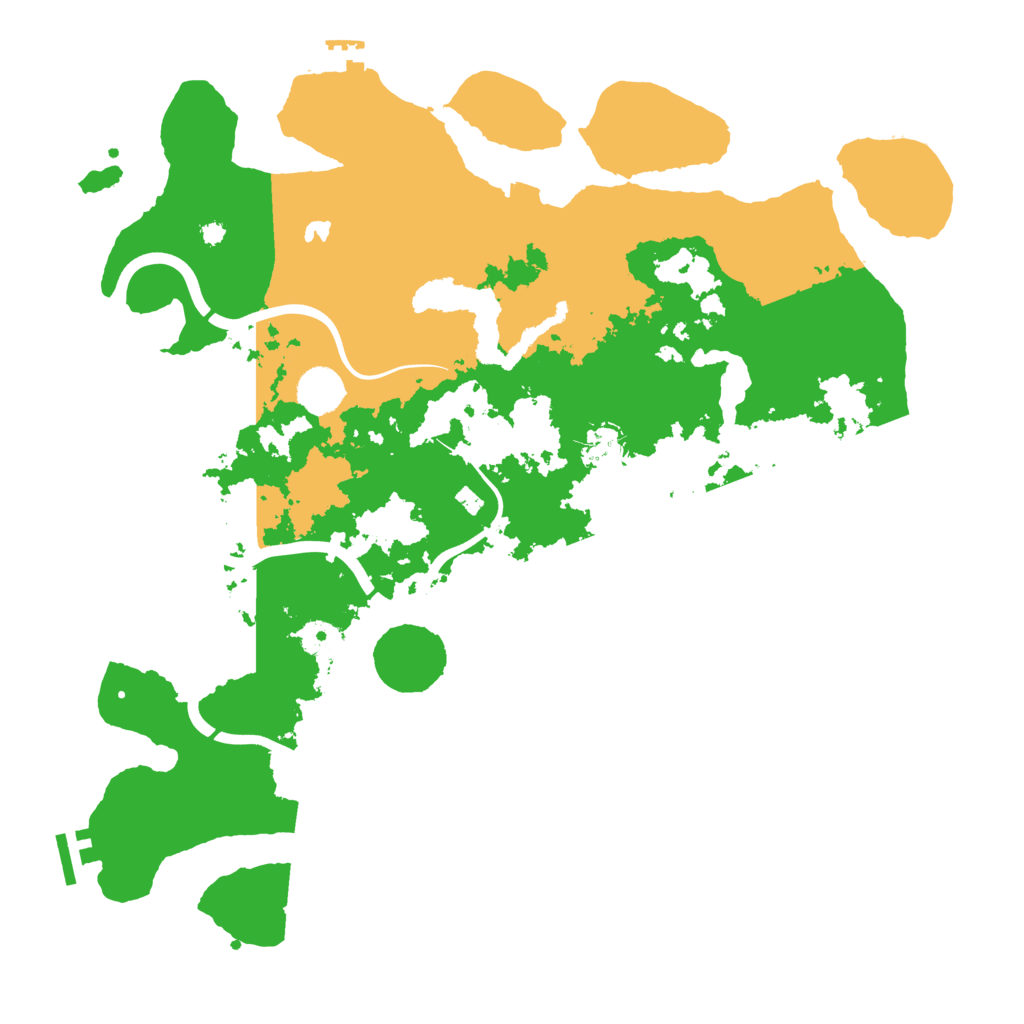 Biome Rust Map: Procedural Map, Size: 4000, Seed: 964191