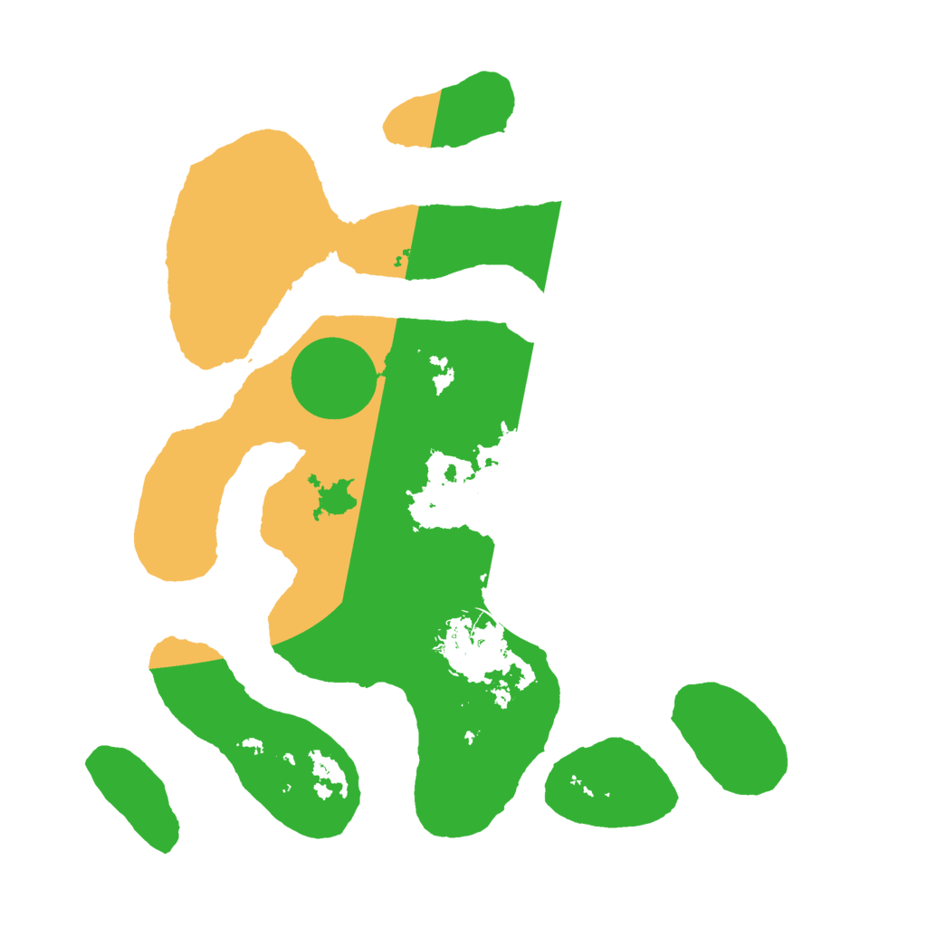 Biome Rust Map: Barren, Size: 3000, Seed: 646272