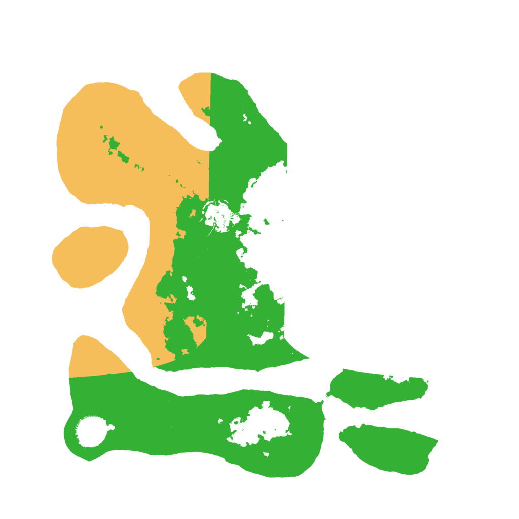 Biome Rust Map: Barren, Size: 3000, Seed: 387065