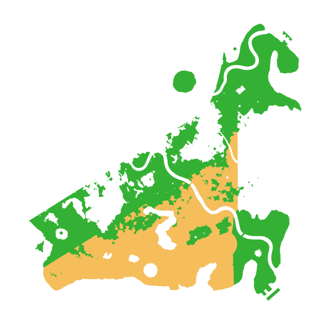Biome Rust Map: Procedural Map, Size: 4000, Seed: 132896