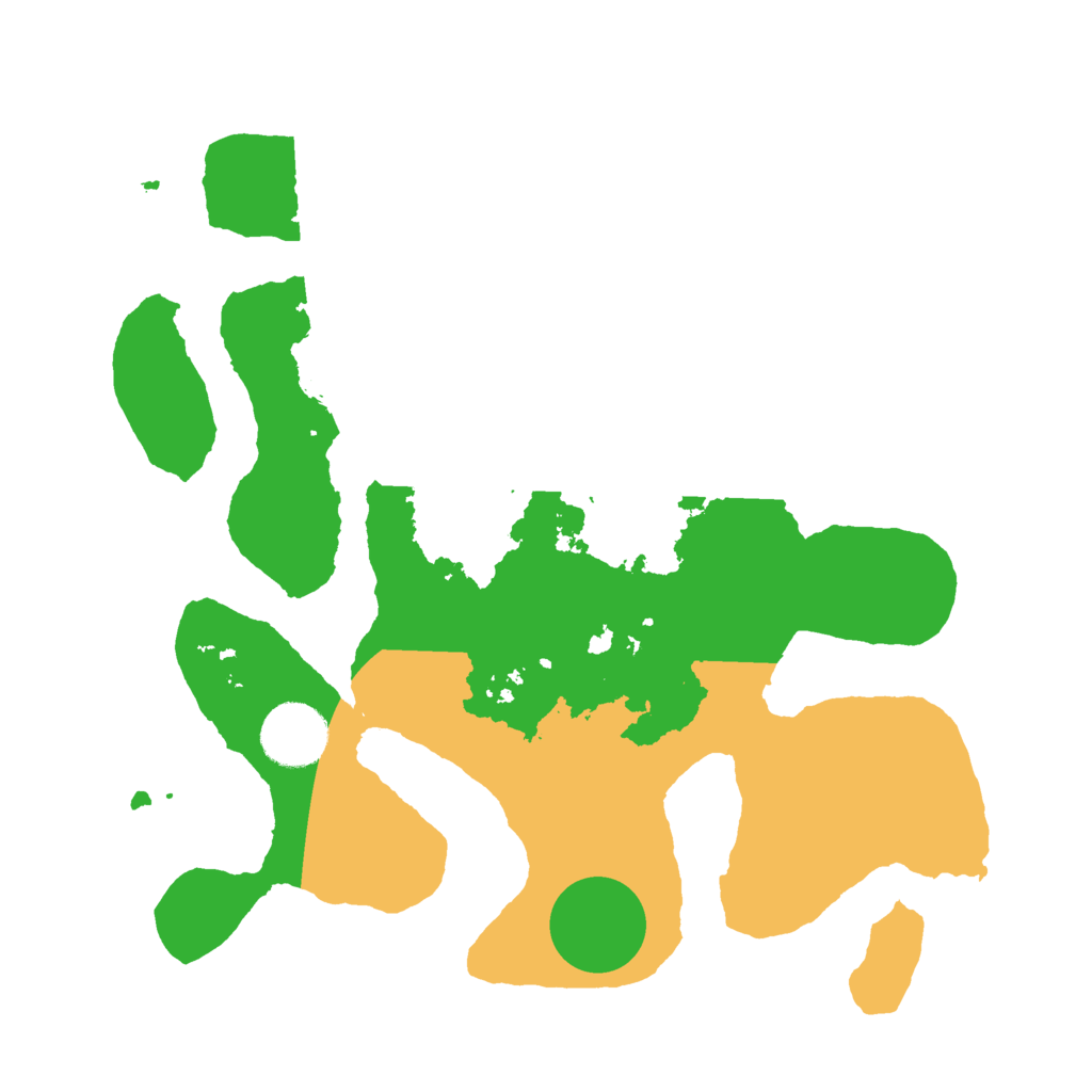 Biome Rust Map: Barren, Size: 3000, Seed: 250990