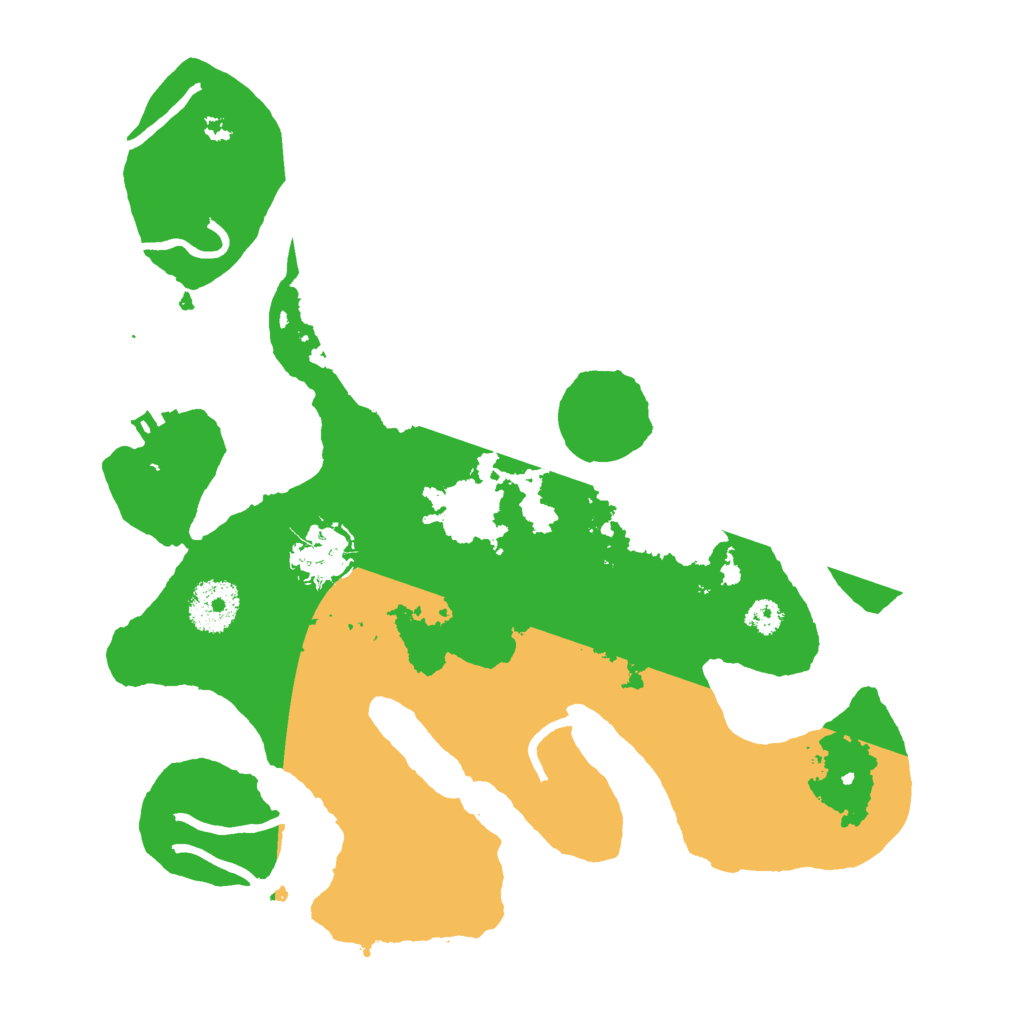 Biome Rust Map: Procedural Map, Size: 3000, Seed: 491662