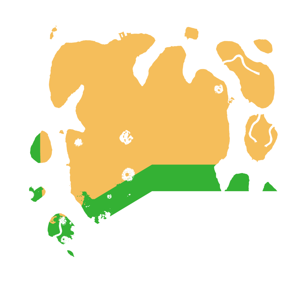 Biome Rust Map: Procedural Map, Size: 3500, Seed: 1146030047