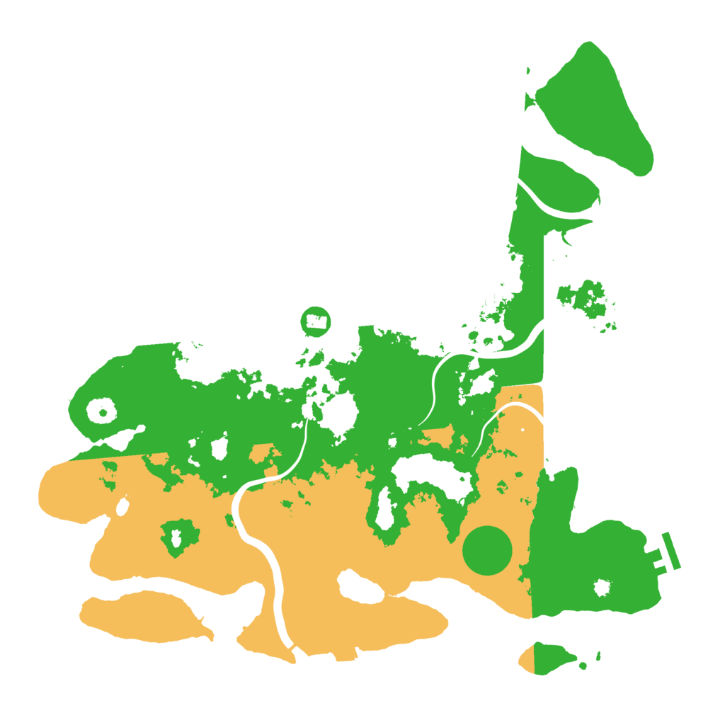 Biome Rust Map: Procedural Map, Size: 3850, Seed: 1790893747