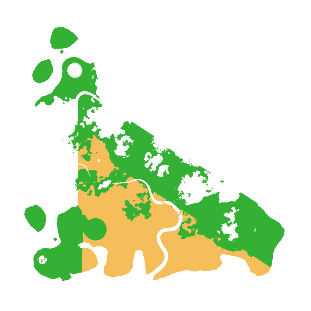 Biome Rust Map: Procedural Map, Size: 3700, Seed: 1101576687