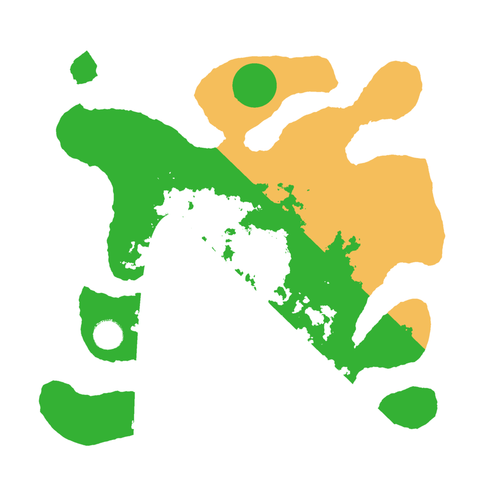 Biome Rust Map: Barren, Size: 3000, Seed: 861018