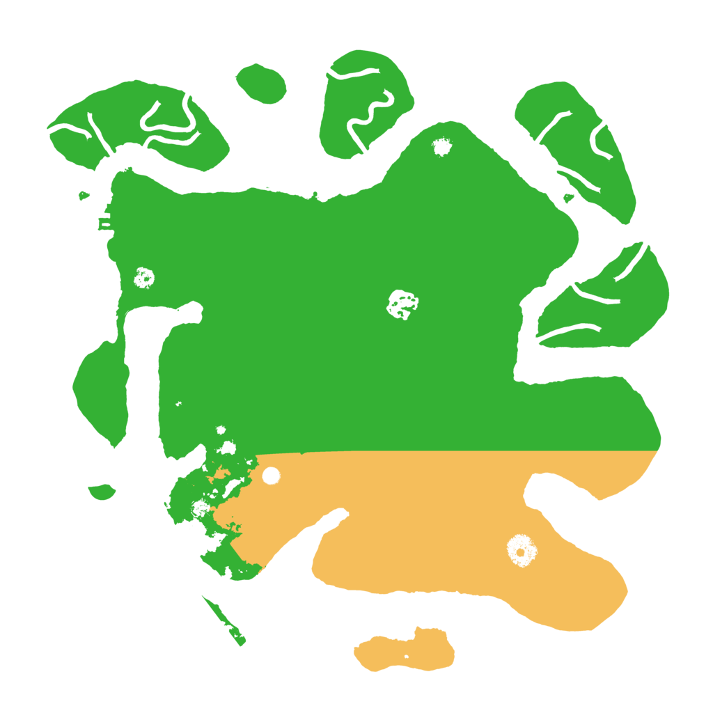 Biome Rust Map: Procedural Map, Size: 3550, Seed: 434125