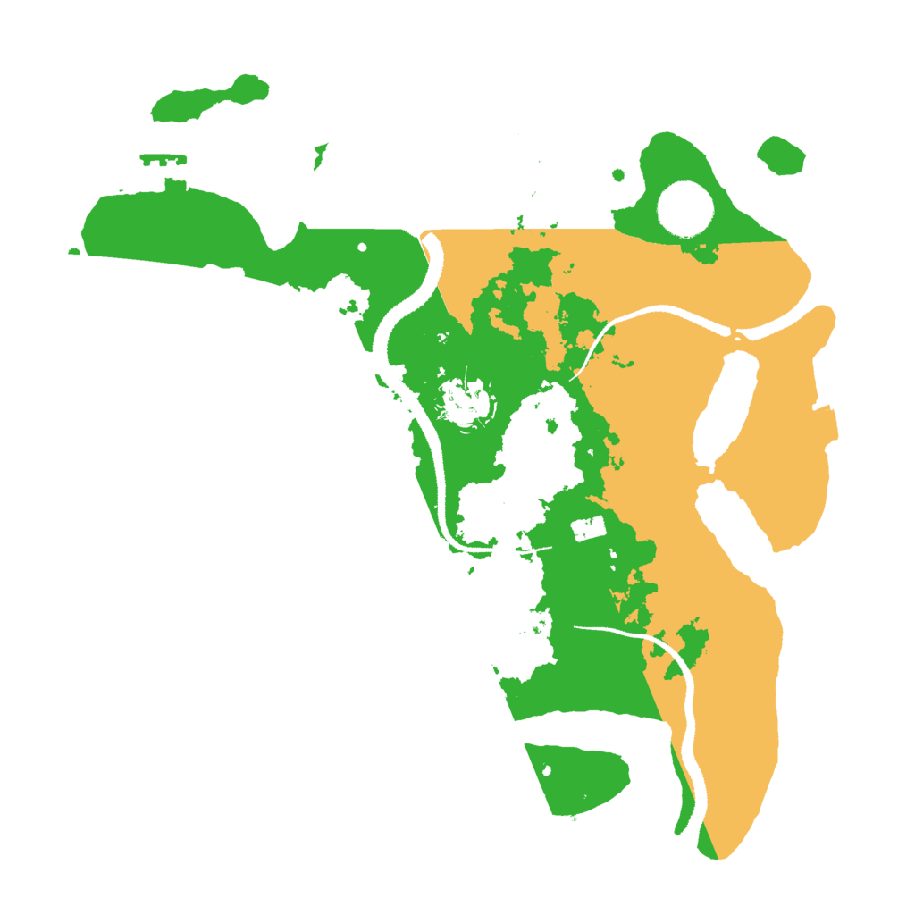 Biome Rust Map: Procedural Map, Size: 3000, Seed: 1101380194