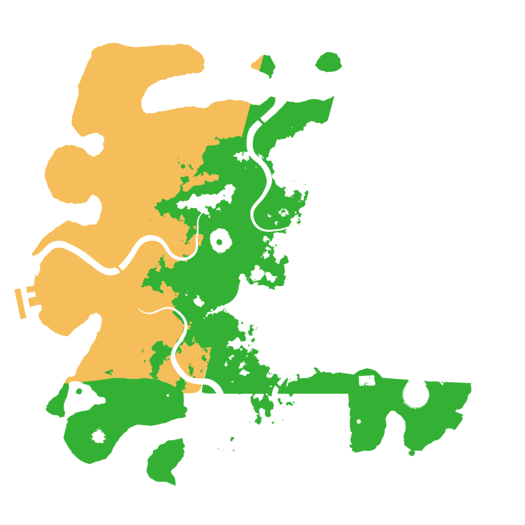 Biome Rust Map: Procedural Map, Size: 3500, Seed: 2140231010