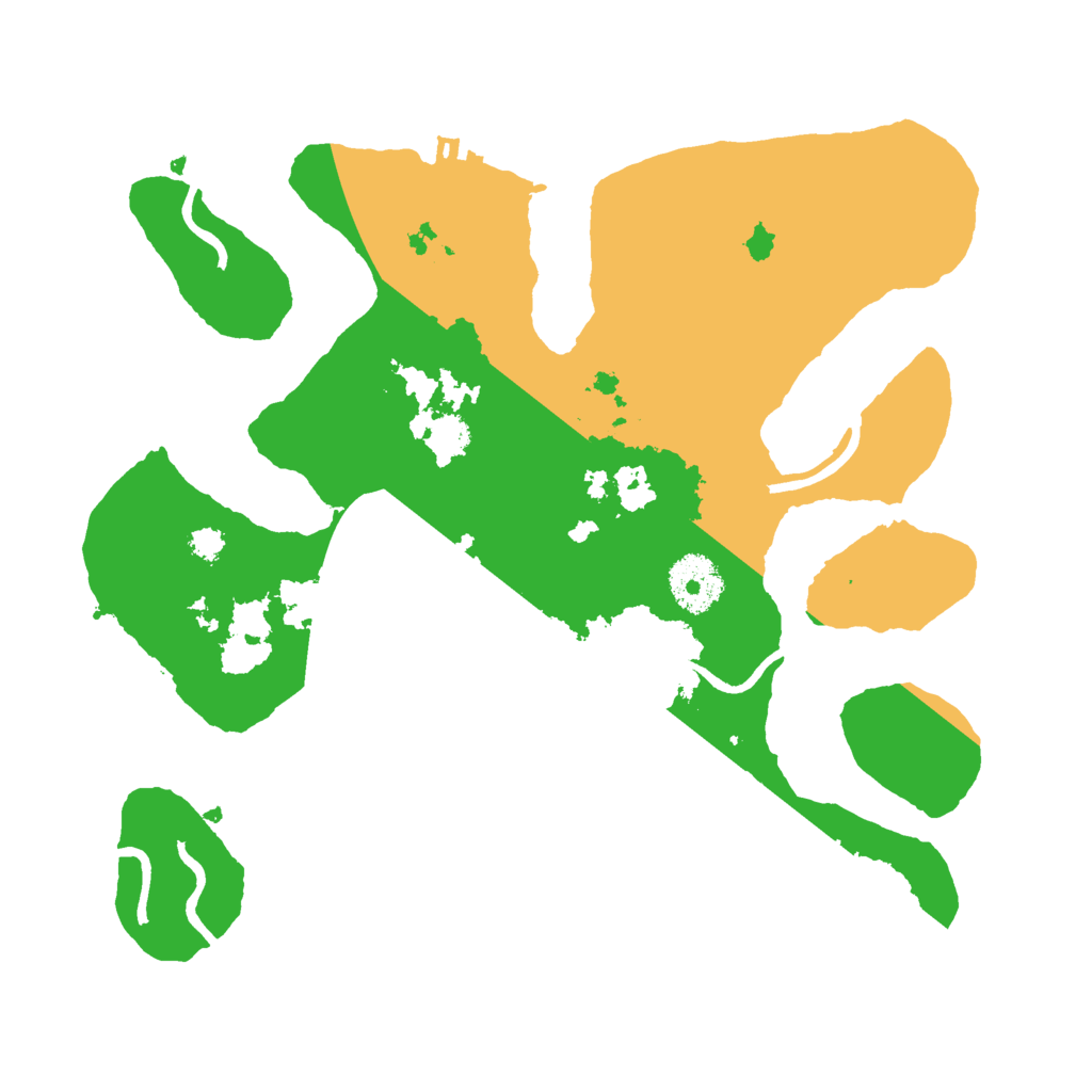 Biome Rust Map: Procedural Map, Size: 3000, Seed: 760708