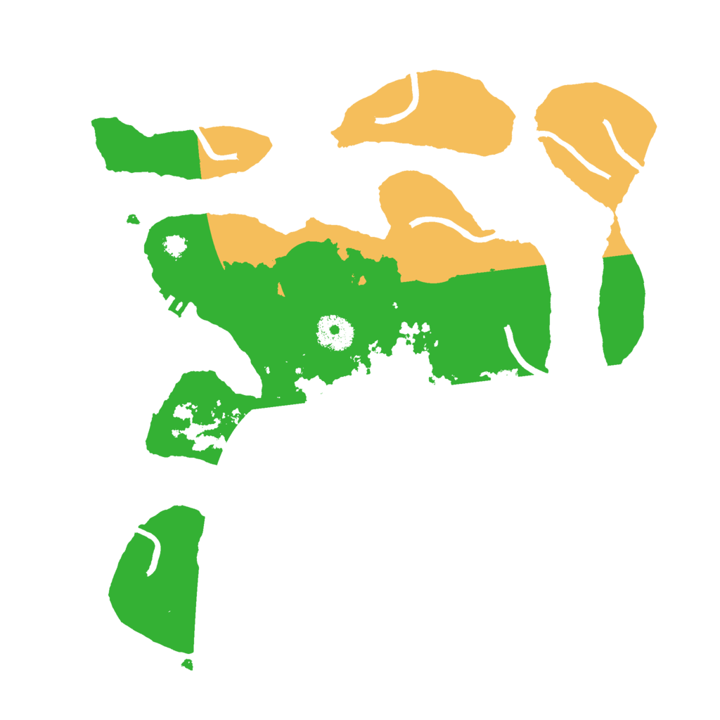 Biome Rust Map: Procedural Map, Size: 3000, Seed: 532496