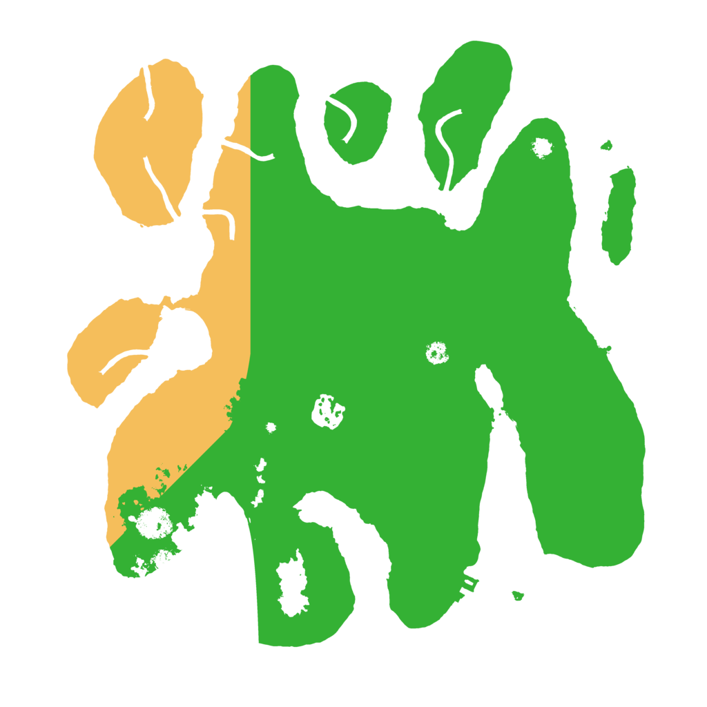 Biome Rust Map: Procedural Map, Size: 3200, Seed: 312122