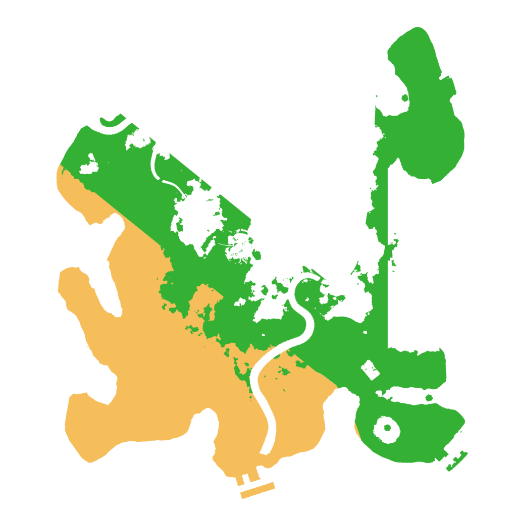 Biome Rust Map: Procedural Map, Size: 3000, Seed: 744778