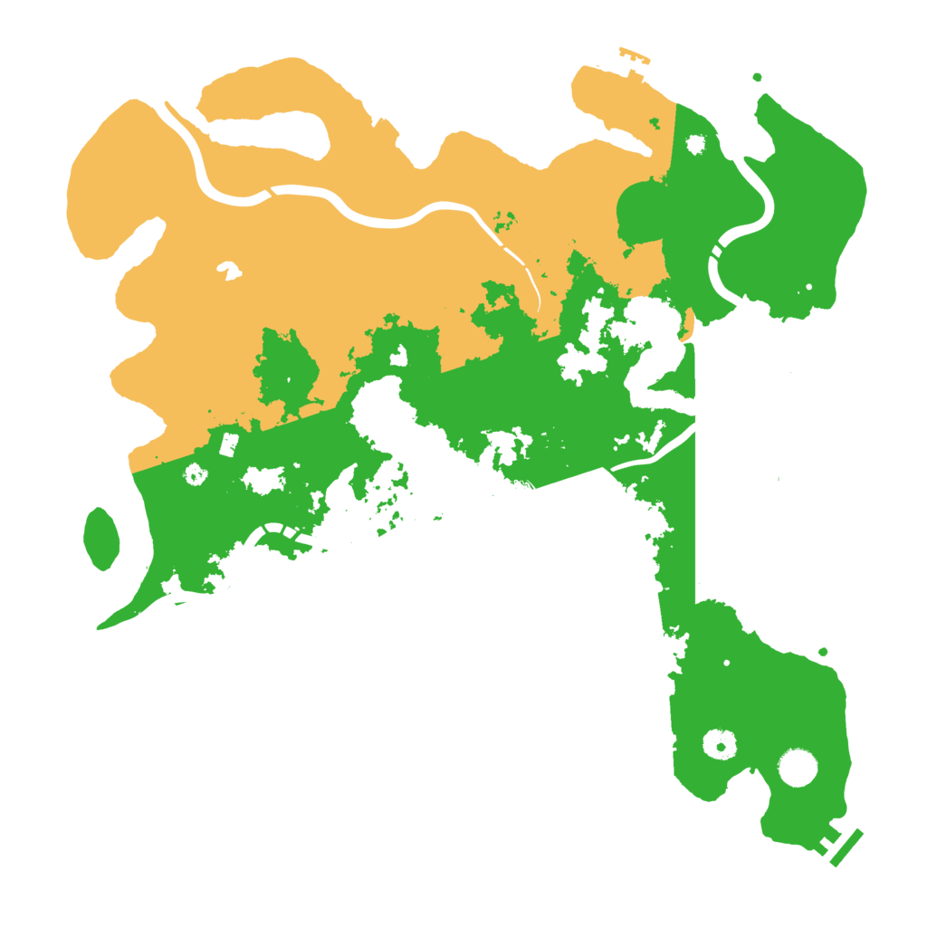Biome Rust Map: Procedural Map, Size: 4250, Seed: 3659