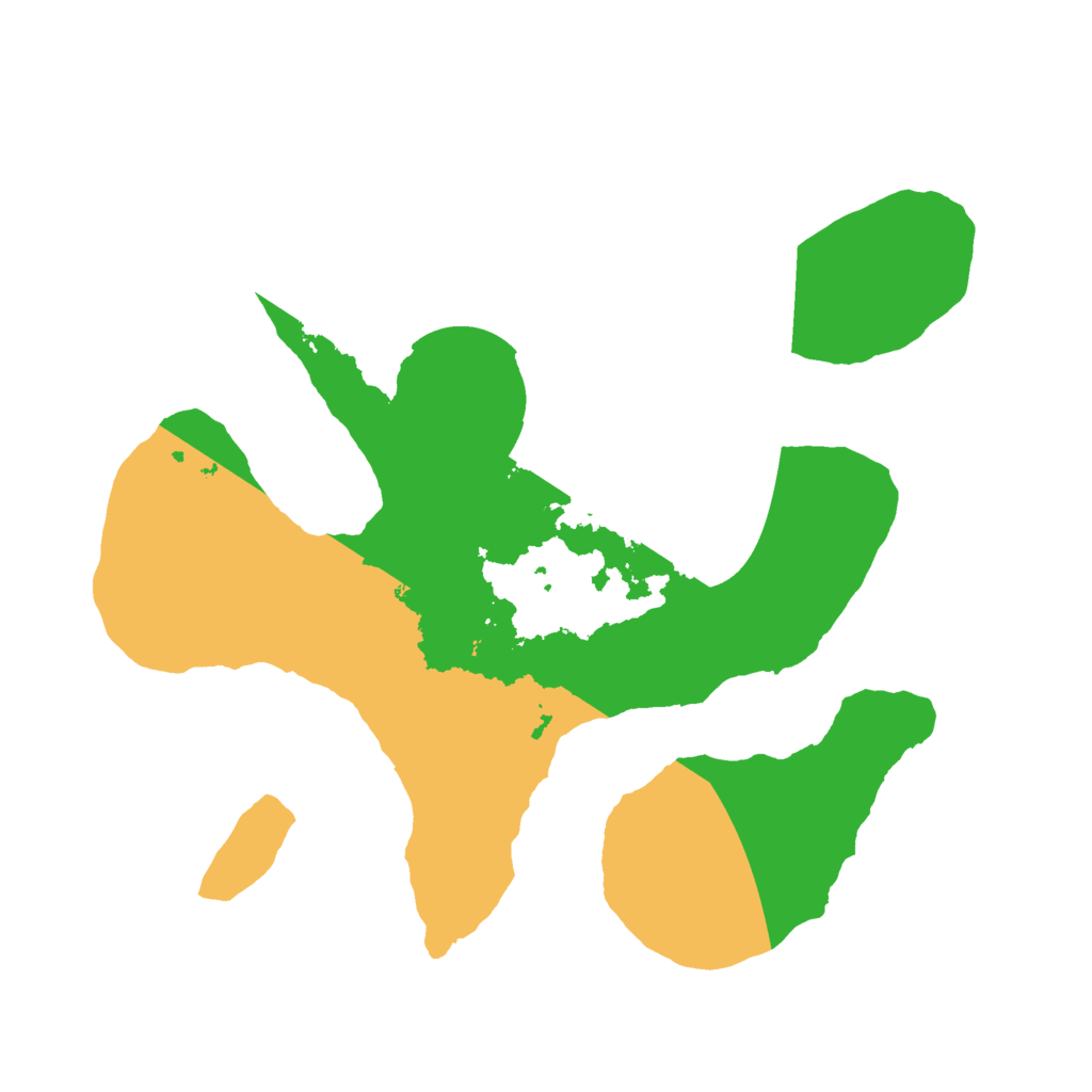 Biome Rust Map: Barren, Size: 2222, Seed: 5637632