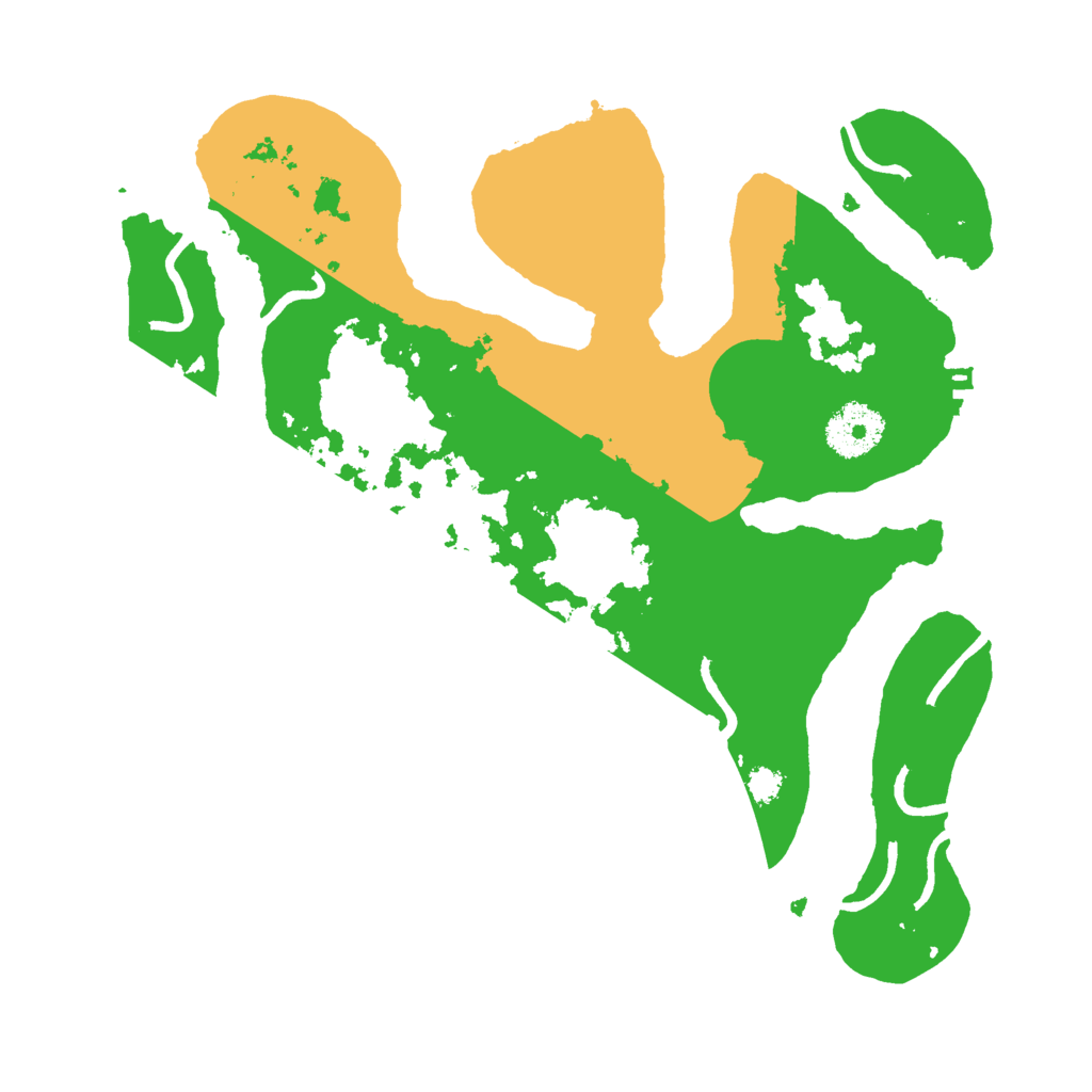 Biome Rust Map: Procedural Map, Size: 3000, Seed: 158453