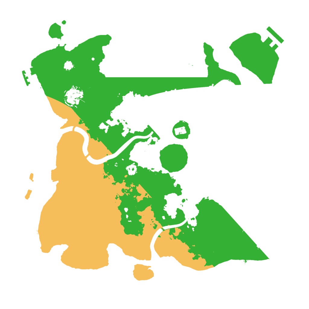 Biome Rust Map: Procedural Map, Size: 3000, Seed: 524018