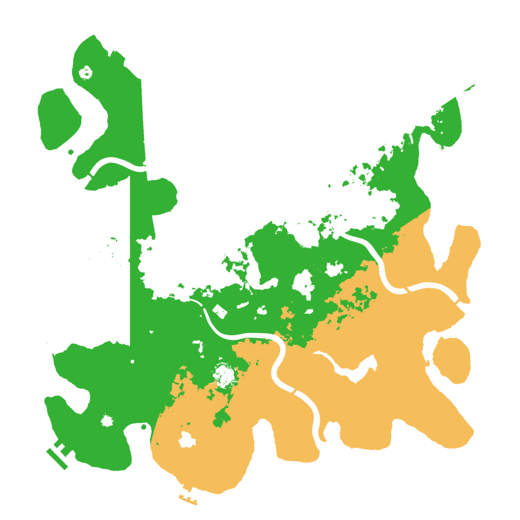 Biome Rust Map: Procedural Map, Size: 4000, Seed: 89654