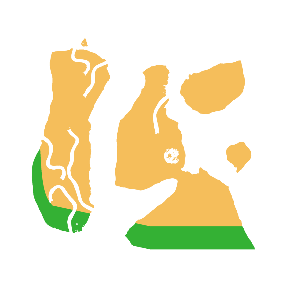 Biome Rust Map: Procedural Map, Size: 2000, Seed: 2351