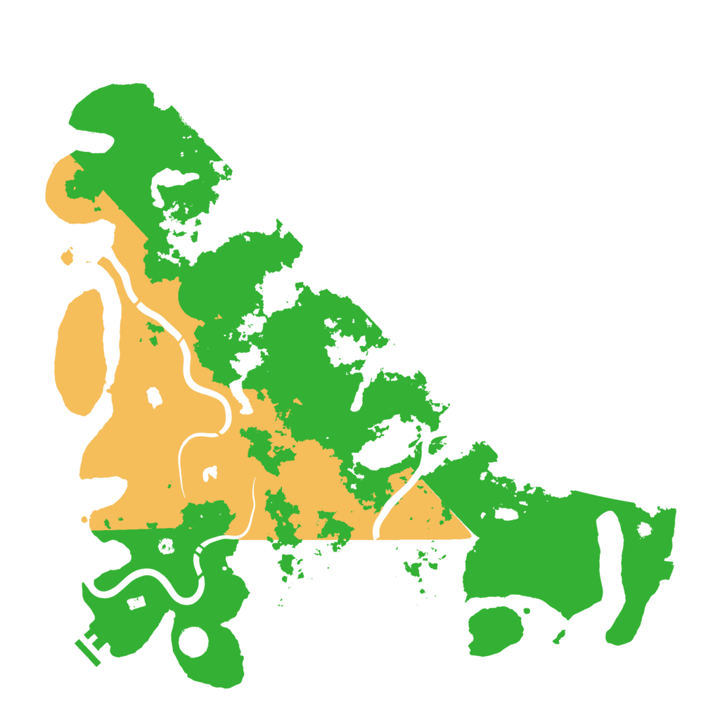 Biome Rust Map: Procedural Map, Size: 4500, Seed: 1243940768
