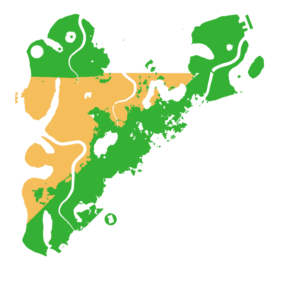 Biome Rust Map: Procedural Map, Size: 4000, Seed: 733605