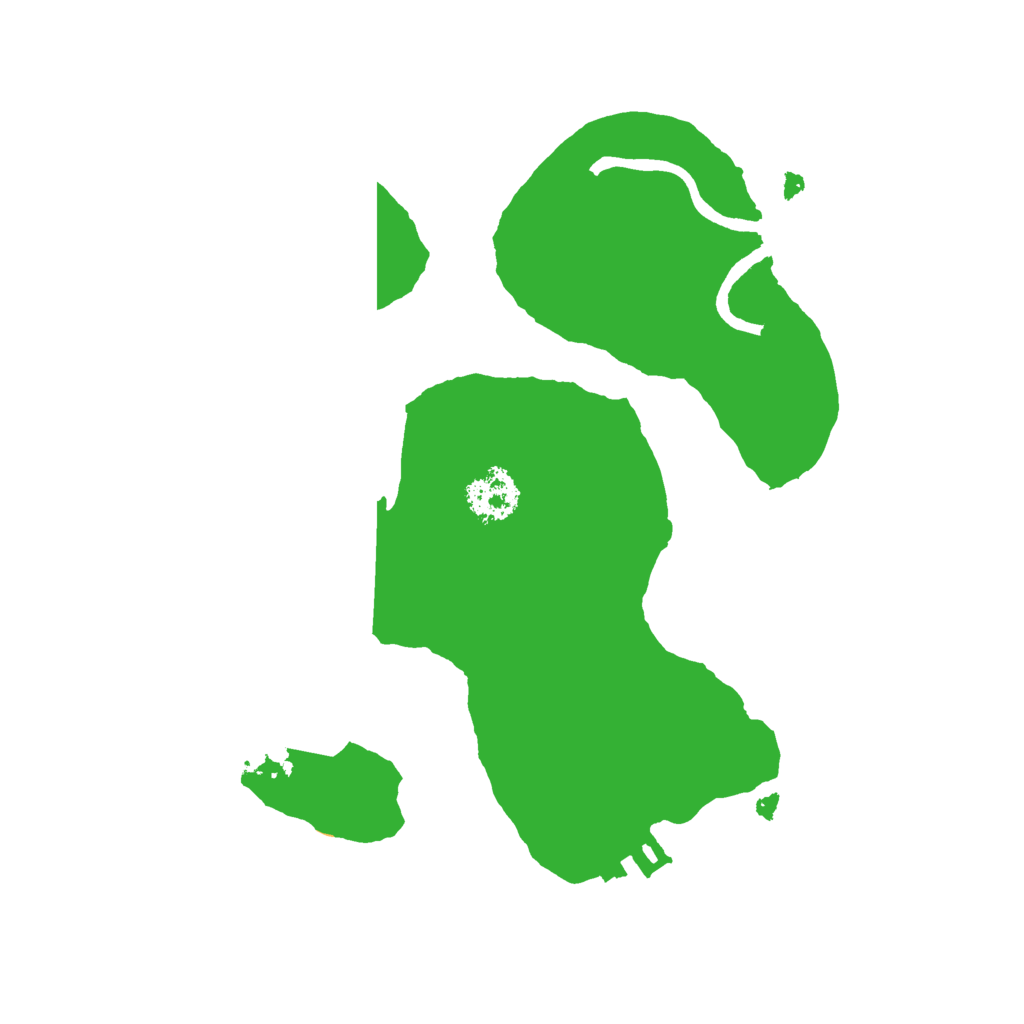 Biome Rust Map: Procedural Map, Size: 2000, Seed: 16858