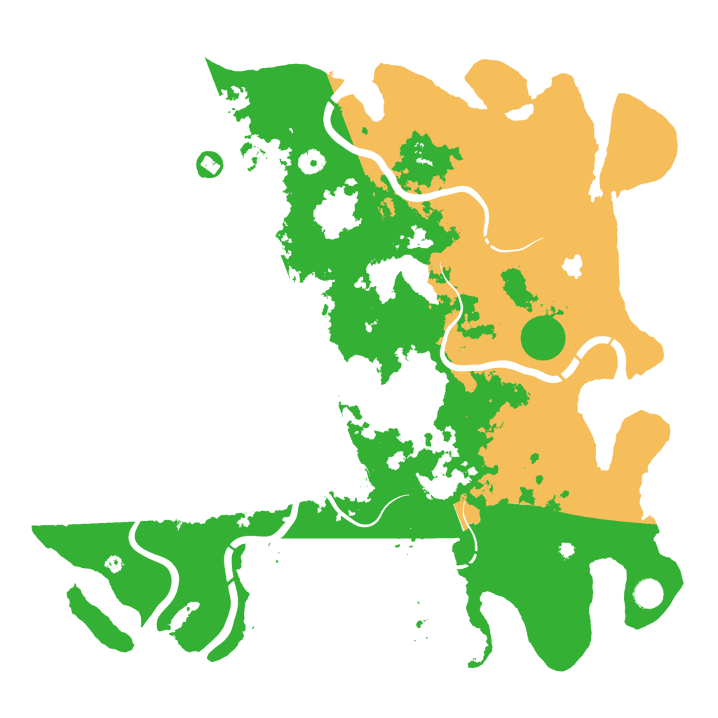 Biome Rust Map: Procedural Map, Size: 4250, Seed: 12330