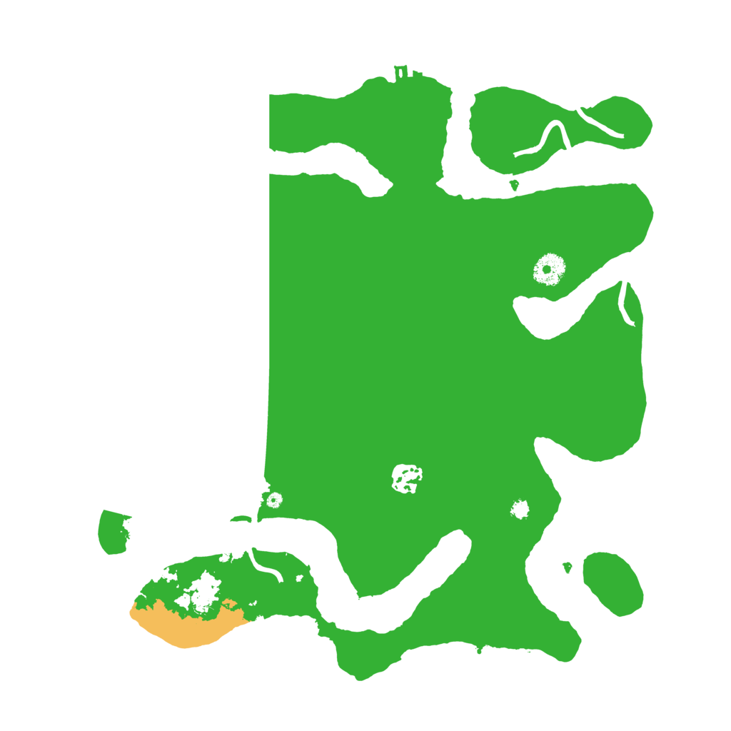 Biome Rust Map: Procedural Map, Size: 3500, Seed: 124035661