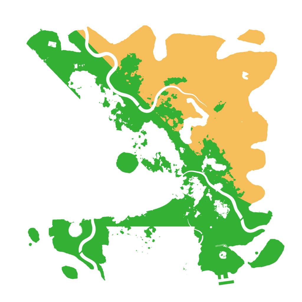 Biome Rust Map: Procedural Map, Size: 4000, Seed: 395971