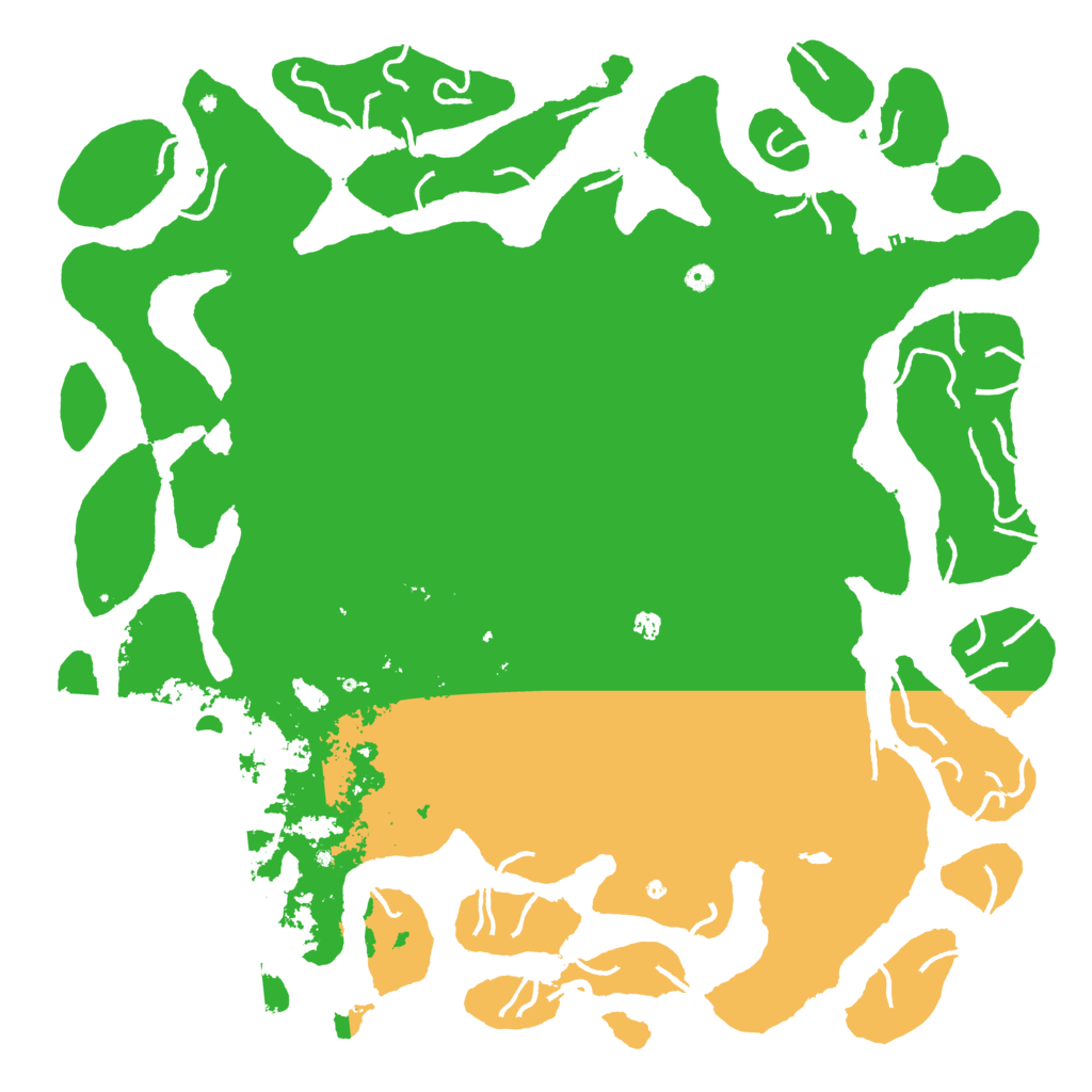 Biome Rust Map: Procedural Map, Size: 6000, Seed: 838487996