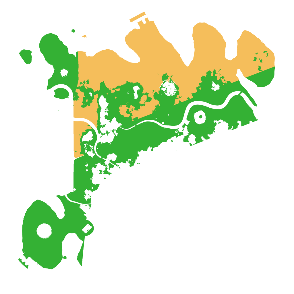 Biome Rust Map: Procedural Map, Size: 3500, Seed: 1288846579