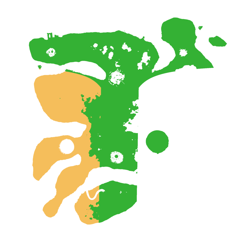 Biome Rust Map: Procedural Map, Size: 3000, Seed: 436632